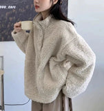 Poshoot Jessica Oversize Fur Sweatshirt