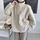 Poshoot Jessica Oversize Fur Sweatshirt