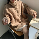 Poshoot Jessica Oversize Fur Sweatshirt