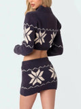 Poshoot Mavis Knitted Skirt Set