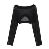 Poshoot Maxine Knitted Crop Top