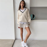 Poshoot Montae V-Neck Sweater