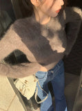 Poshoot Natalee Plush Crop Sweater