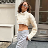 Poshoot Nevio Knitted Crop Sweater