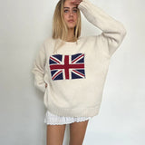 Poshoot Brit Union Jack Knit Sweater