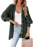 fall outfits 2024 Shiying Street Fashion Textured Coat Women's Autumn New Tweed Long Sleeve Casual Cardigan Sweater