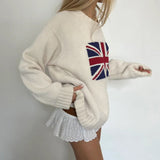 Poshoot Brit Union Jack Knit Sweater