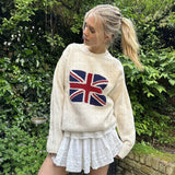 Poshoot Brit Union Jack Knit Sweater