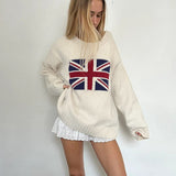 Poshoot Brit Union Jack Knit Sweater