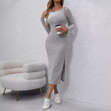 Poshoot fall outfits 2024ebay Spring Fashion Popular Long Sleeve Tight Dress