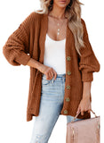 fall outfits 2024 Shiying Street Fashion Textured Coat Women's Autumn New Tweed Long Sleeve Casual Cardigan Sweater