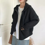 Poshoot Christmas Thanksgiving Gifts  Oversized Knitted Hooded Cardigan