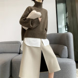 Poshoot Paride Turtleneck Cashmere Sweater