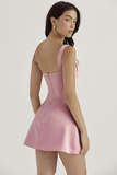 Poshoot Rose Blush Mini Dress