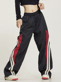 Poshoot Baggy Women Sweatpants Wide Leg Joggers Casual Streetwear Y2k Vintage Track Pants Black Oversized Basic Sports Trousers