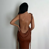 Poshoot Emmett Backless Long Dress