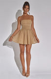 Poshoot Glitter Glam Mesh Mini Bow Dress