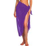 Poshoot Womens Beach Long&Short Short Skirt Sarong Swimsuit Coverups Summer Bikini Wrap Sheer Scarf for Swimwear Cover-ups