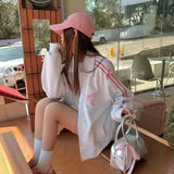 Poshoot 2 Piece Skirt Sets Female Y2k Clothing Zipper Bow Sweet Korean Fashion Hoodie Suits Women Studentseven Party Outwear 2024