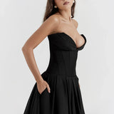 Poshoot Dark Desire Corset Midi Dress