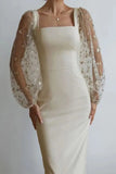 Poshoot Christmas Thanksgiving Gifts Elegant White Lace Midi Dress