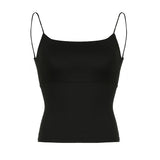 Poshoot-Basic Skinny Backless Sexy Crop Top