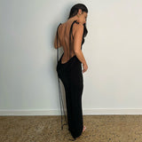 Poshoot Emmett Backless Long Dress