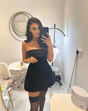 Poshoot Blind Date Strapless Mini Dress