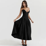 Poshoot Dark Desire Corset Midi Dress