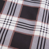 Poshoot-Brown Plaid A-Line Mini Skirts