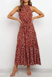 Poshoot Christmas Thanksgiving Gifts Boho Floral Maxi Dress