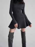 Poshoot Blissful Bulwark A-Line Sweater Dress