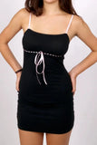 Poshoot Christmas Thanksgiving Gifts  Spaghetti Strap Sleeveless Bodycon Mini Dress