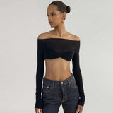 Poshoot Brett Mesh Crop Top