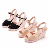 Poshoot Women Summer Shoes Female Wedges Sandals Platform High Heels