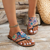 Poshoot-Women's Flip Flops Summer Footwear Casual Flat Fashion Elegant Home Slippers Beach Hot Shoes Designer Big Size Promotion