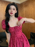 Poshoot Rosy Raspberry Mini Dress