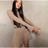 Poshoot Blissful Bulwark A-Line Sweater Dress