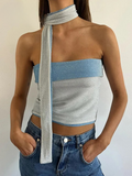 Poshoot Glimmer Skinny Sleeveless Crop Top