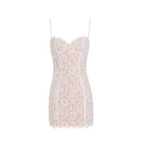 Poshoot Euphoric Lace Delight Mini Dress