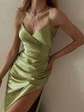 Poshoot 'The Victory' Satin Dress