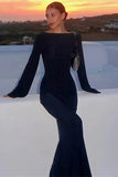 Poshoot Christmas Thanksgiving Gifts  Elegant Backless Bodycon Maxi Dress