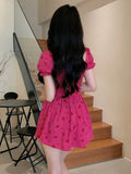 Poshoot Rosy Raspberry Mini Dress