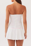 Poshoot Christmas Thanksgiving Gifts  Sleeveless Strapless A-Line Mini Dress