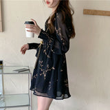 Poshoot Feronia Vintage Chiffon Dress