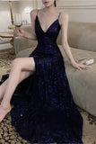 Poshoot Christmas Thanksgiving Gifts  Luxury Sequined Backless Maxi Dress