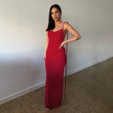 Poshoot Sean Backless Fishtail Long Dress