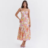 Poshoot Seraphine  Floral Midi Dress