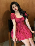 Poshoot Rosy Raspberry Mini Dress