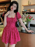 Poshoot Rosy Raspberry Mini Dress